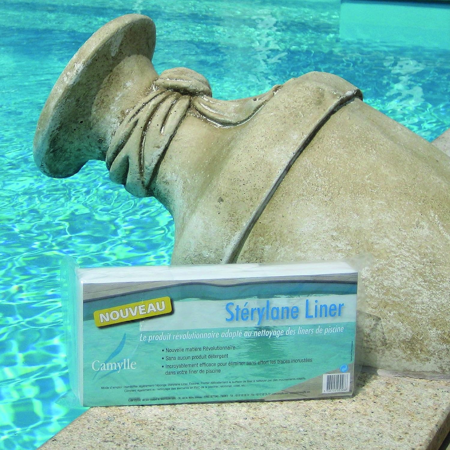 Lot de 3 éponges nettoyante efficace pour liner de piscine