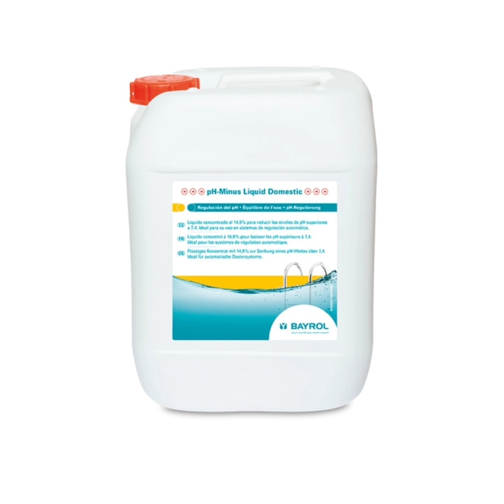 Réducteur de pH liquide pour traitement automatique avec pompe doseuse